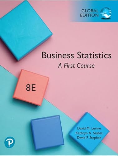 Business Statistics: A First Course, Global Edition von Pearson Education Limited